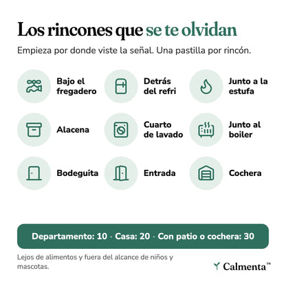 Los rincones que se te olvidan: dónde poner las pastillas