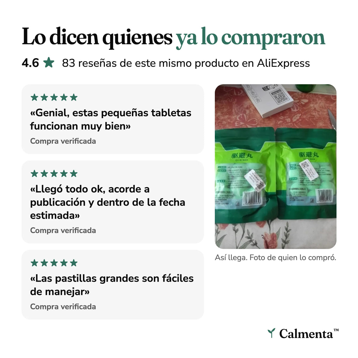 Reseñas reales: 4.6 estrellas en 83 reseñas de AliExpress