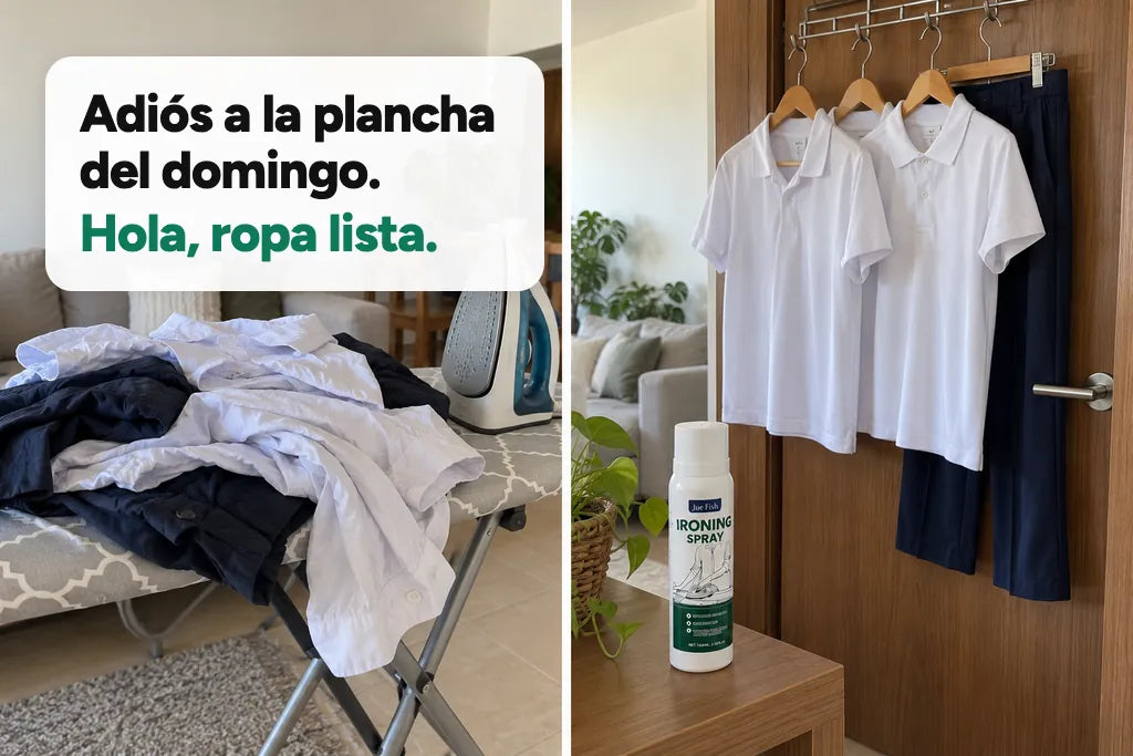 Adiós a la plancha del domingo. Hola, ropa lista.